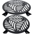 thumbnail image 1 of 2 paquetes de 16 pulgadas de metal extragrande para plantas con ruedas, soporte para plantas de hierro resistente con ruedas para interiores y exteriores, base de rodillo, para movidores, plantas,, 1 of 9