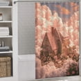 thumbnail image 3 of Fairy Tale Cabin Balloon Cloth Fabric Bathroom Decor Set with Hooks, 3 of 7
