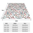 thumbnail image 3 of Fuzoiu Christmas Elements Print Ultra-Soft Micro Fleece Blanket,All Seasons Flannel Throw, Lightweight Blanket for Bed, Sofa, Couch, Movie Night, Camping, and Travel-40"x30", 3 of 7