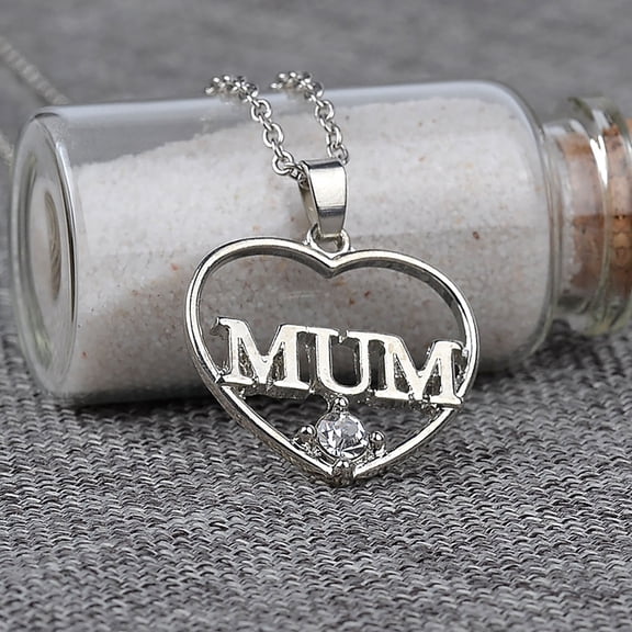 HUIAGAWBYU Mother Daughter Layered Necklaces Mother's Day Gift Stitching Necklace Clearance