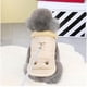 thumbnail image 2 of Abrigo de invierno para perros a prueba de viento, chaqueta para perros, chaleco cálido para perros, ropa para mascotas para clima frío (caqui), 2 of 5