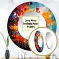 thumbnail image 3 of Designart "Roulette at the Royale Casino V" Casino & Games Rund Mirror For Wall Decor - Large Brown Round Print Mirror - Round Modern Mirror 36" x 36" Inch - Wall Mounted Round Large Mirror, 3 of 5