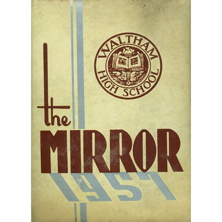 (Custom Reprint) Yearbook: 1957 Waltham High School - Mirror Yearbook (Waltham, MA)