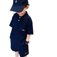 thumbnail image 5 of Conjunto deportivo de dos piezas de manga corta para niños, gran oferta de verano de la temporada, pantalones casuales de moda para niños, traje de estilo coreano, 5 of 5