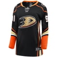 thumbnail image 2 of Women's Fanatics Leo Carlsson Black Anaheim Ducks Home Breakaway Player Jersey, 2 of 3