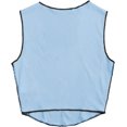 thumbnail image 2 of Camiseta sin mangas de punto acanalado asimétrico para mujer, cuello cuadrado, sin mangas Azul claro M Azul claro M Xishao ropa, 2 of 2