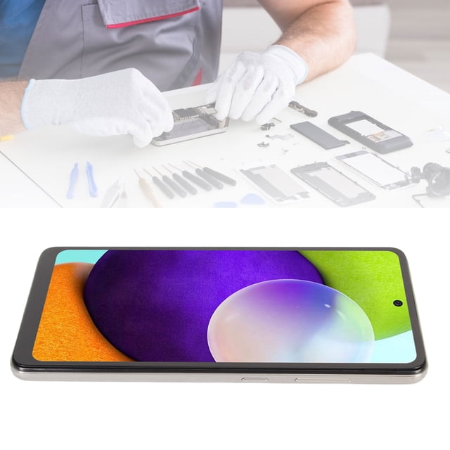 Pantalla para Galaxy A52 4G, Pantalla LCD OLED REMPLAZO DEL ENSAMBLAJE DE DIVELTYIZADOR DE PANTALLA Tactil para Galaxy A52 4G A536 SM A525F, Con Kit de Herramentos Tecicas de De