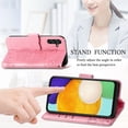 thumbnail image 6 of for Samsung Galaxy A13 4G (Not 5G) Wallet Case, 3D Butterfly Flower PU Leather with Credit Card Slots Holder Magnetic Closure Folio Phone Cover for Samsung Galaxy A13 4G Rhinestone Pink, 6 of 18