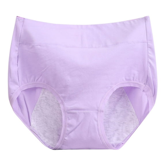 Emdiqzs Women's High‑Waist Underwear – Soft Briefs with Full Coverage, Multipack Daily Wear Panties for Women in Beige, Black, Lavender, Red, Pink