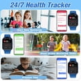 thumbnail image 2 of Reloj inteligente Sootingot para niños de 1,85 pulgadas con rastreador de actividad física IP68, 2 of 7