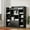 Black, variant on DIYART Cubbies Kids Bookshelf, Kids Bookcase with 11 Cubbies and 2 Cabinets, Freestanding Book Storage Shelves for Livingroom , Playroom,Black