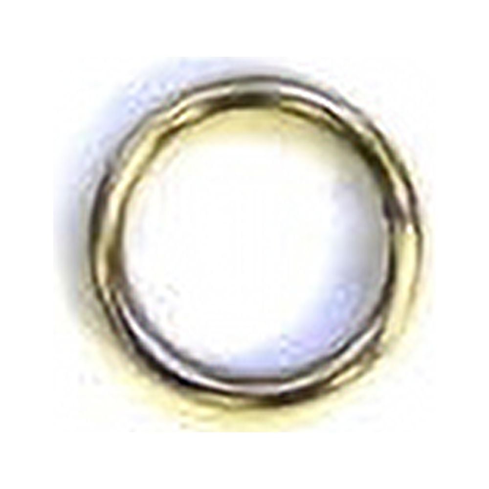 (6 pack) Eagle Claw Split Rings, Nickle, Size 3