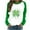 #100 Green, variant on Women’s St. Patrick Sweatshirt Holiday Clover Graphic Cozy Seasonal Everyday Pullover, Red,XL