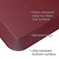 thumbnail image 3 of Gelpro Superficie Resistente A Las Manchas Con Núcleo De Espuma Ergonómica De 3/4 De Espesor Para La Salud Y El Bienestar 20""X48"" Grano De Cuero Arándano, 3 of 5