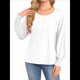 thumbnail image 2 of Camisas de Larga para Mujer, Blusas Plisadas Informales de Negocios con Puños Fruncidos. L, 2 of 8