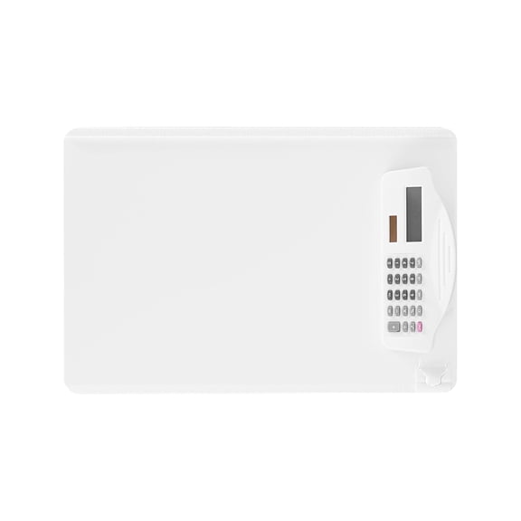 A4 Clipboard with Calculator and Pen Clip Letter Size Clipboard Writing Pad File Folders Document Menu Holder for Office