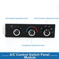 thumbnail image 4 of Panel de control climático de calefacción y aire acondicionado Unique Bargains para Chevrolet Express 1500 2500 3500, 4 of 6