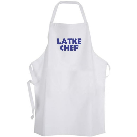 Latke Chef Adult Size Apron Jewish Holiday Hanukkah Chanukah