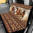 thumbnail image 6 of KUIFORTI Aztec Car Front Rear Seat Covers All Weather Car Front Bucket Bench Split Cover Car Seat Covers Full Set Automotive Seat Protector for Women Men, Horse Print, 6 of 7