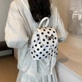 thumbnail image 4 of Mochila Escolar para Mujer Correa Ajustable Bolso Cuero PU, 4 of 9