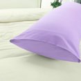 thumbnail image 4 of Body Pillow Case Microfiber Series Long Bedding Body Pillow Cover Violet 20"x60", 4 of 7