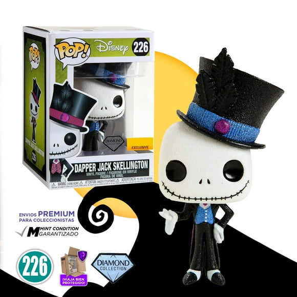Funko Pop Jack Elegante #226 Extraño Mundo De Jack Diamond Original Funko Dapper Jack Skellington The Nightmare Before Christmas
