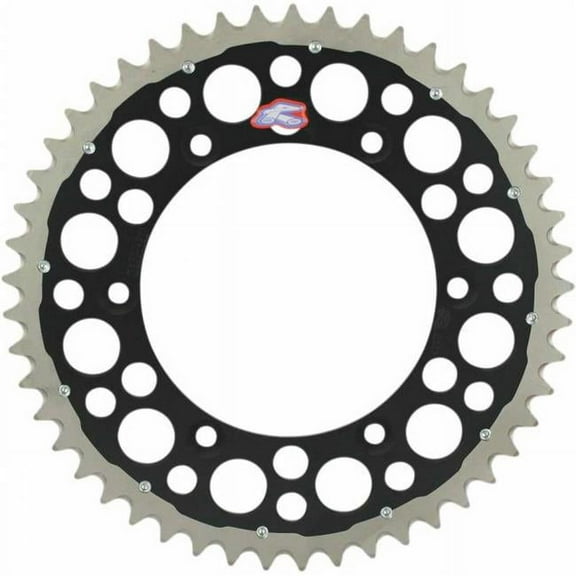 Renthal TwinRing Rear Sprocket Black 50 Tooth (1540-520-50GPBK)