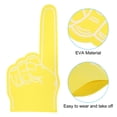 thumbnail image 4 of Uxcell Giant Foam Finger 18 Inch, 2Pcs EVA DIY Blank Foam Hand Cheerleading Fingers for Celebration Sports Games Party, Yellow, 4 of 5