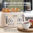 thumbnail image 5 of KFFKFF 4 Slice Stainless Steel Toaster Cancel Defrost Bagel with Removable Crumb, 5 of 9