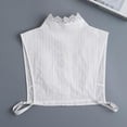 thumbnail image 3 of Womens Detachable Dickey Collar Half Shirt Blouse Collar Fake False Collar Dickies, 3 of 9