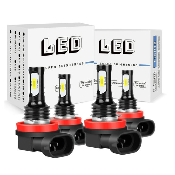 IHNZCB H11 Led Headlight Bulbs for Lexus CT200h 2011-2017 Hi/Lo beam Bulb Combo Kit 6000K Super Bright White