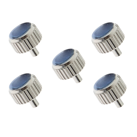 Corona de reloj de 5 piezas Corona de reloj de repuesto para reparación de 5mm Sunnimix Corona de reloj