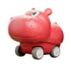 thumbnail image 2 of Coche de juguete de plástico con forma de hipopótamo, adorable mascota. Coche de presión de plástico., 2 of 7