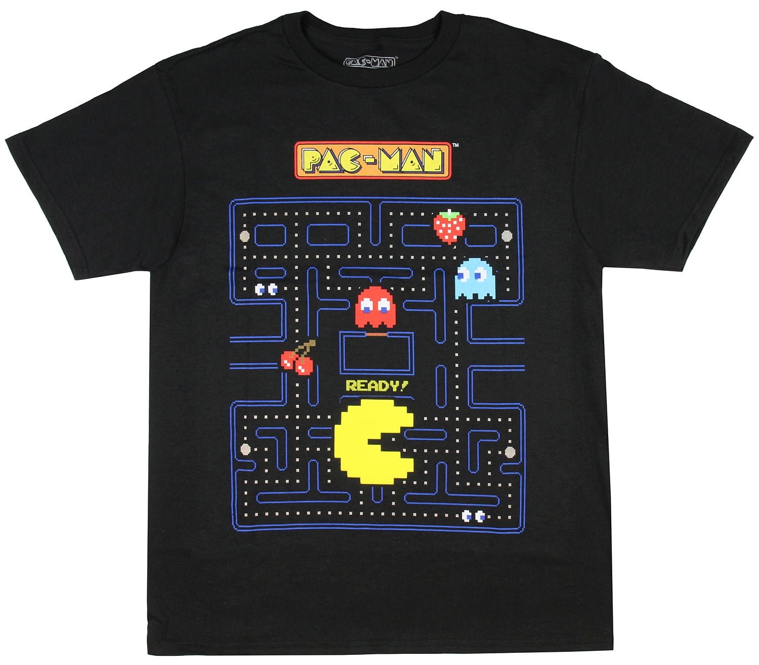 Bioworld PacMan Boy's Game Action Graphic Print TShirt Walmart