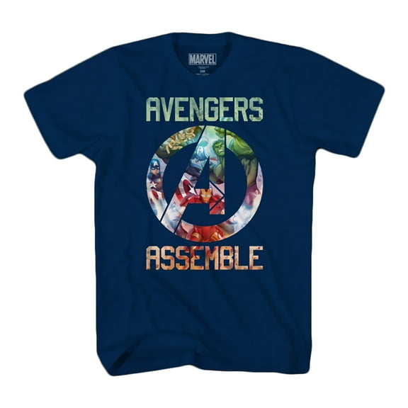 Marvel Avengers Contained Team Up Graphic Men's T-Shirt | XL