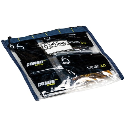 6th Sense - BaitZip Pro Clear Storage Bags Soft Plastic & Tackle Organizer