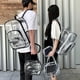 thumbnail image 2 of Waterproof Backpack Transparent Teenagers Large Capacity Backpacks,A, 2 of 5