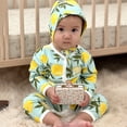 thumbnail image 5 of Gibobby Mameluco para niño con para bebés y niños pequeños, mono, ropa de algodón para bebés, juegos para niñas y niños, trajes para recién nacidos(Rosa, 6-9M), 5 of 5