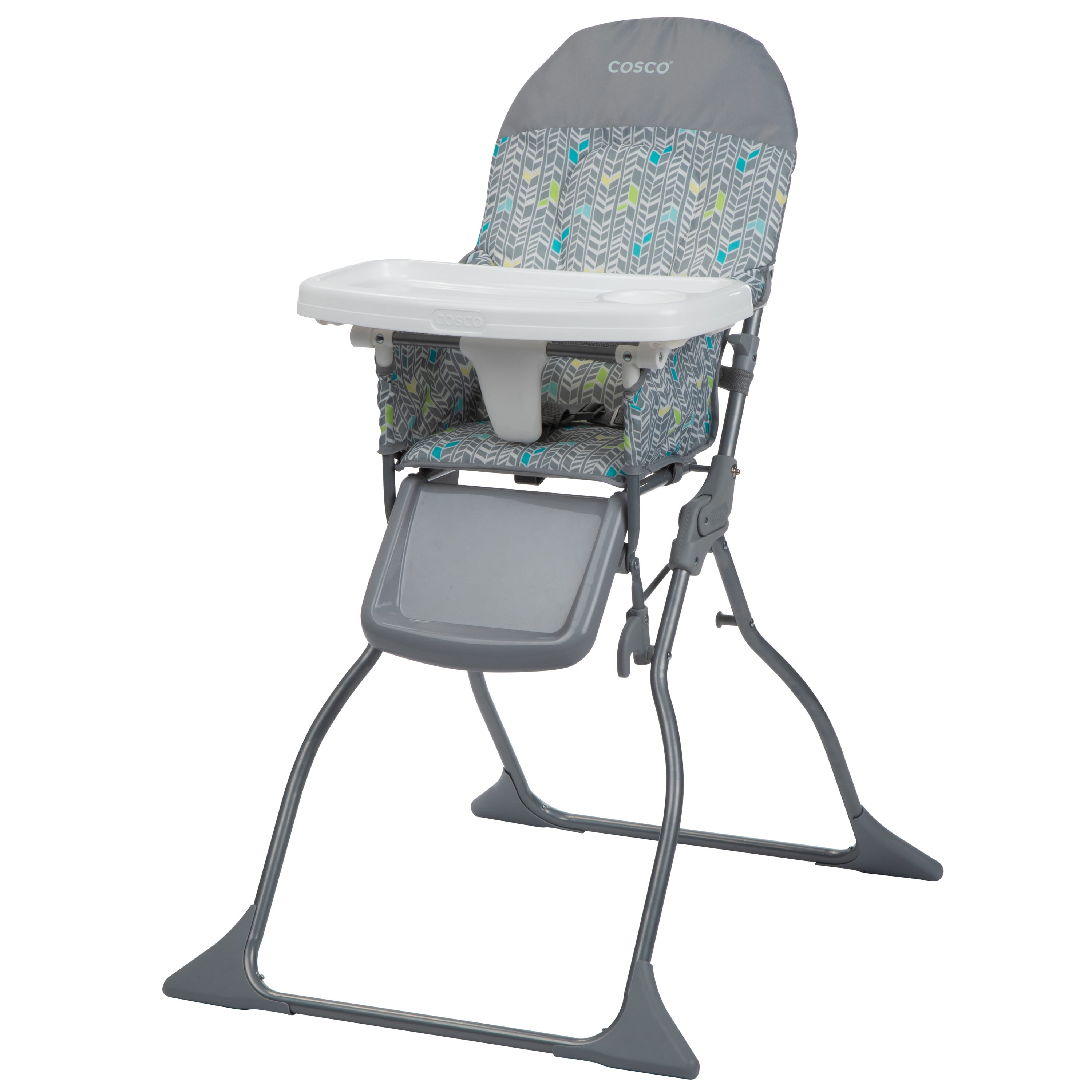 Leafy Cosco Simple Fold Full Size High Chair with Adjustable Tray 