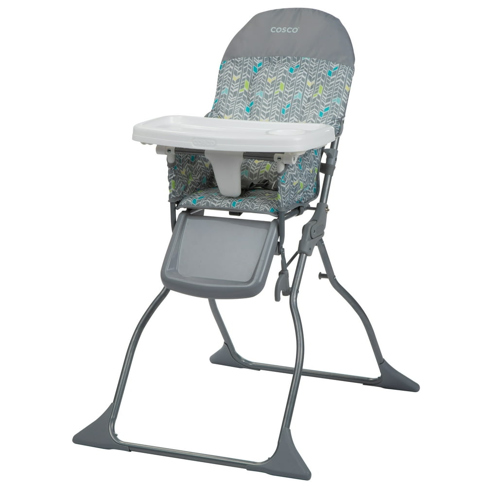 Cosco Simple Fold Full Size High Chair with Adjustable Tray, Bowie