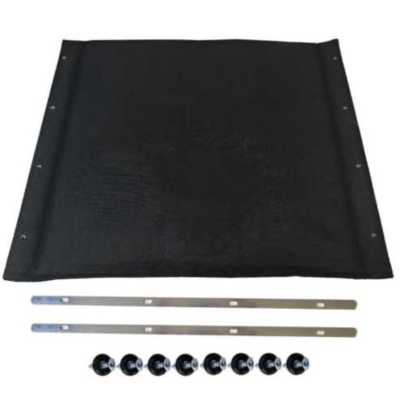 LumiJourney Universal Black 18'' Seat Replacement, Nylon Seat Upholstery Fit For Wheelchair & Transport Chair 18"x16"