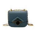 thumbnail image 1 of Mini bolso de hombro de PU de moda para mujer, bolso de viaje ultraligero, bolso para pintalabios Azul, 1 of 9
