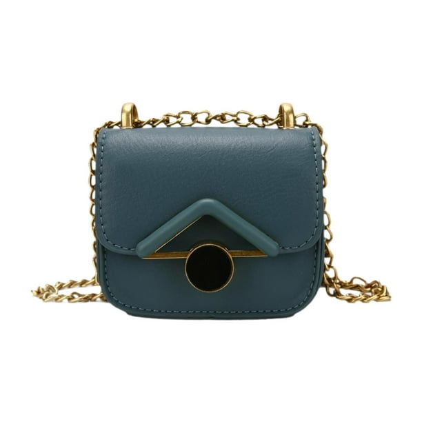 Mini Bolso de Hombro Yinane de PU Azul