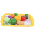 thumbnail image 4 of Sturdy  Abs Material Children Pretend Play Toy, Simulation Kitchen Vegetable, Vegetable Set Toy, Outdoors Home For Parent Children Vegetable Set, 4 of 8