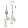 thumbnail image 1 of Sterling Silver Fwc Keshi Pearl And Moonstone Fancy Dangle Earrings (49.41 X 7.3) Made In Thailand qe13082, 1 of 5