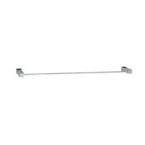 24 in. Single Towel Rail - Satin Nickel