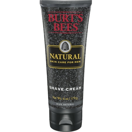 Burt's Bees Natural Skin Care for Men, Shave Cream, 6 (Best Natural Shaving Soap)