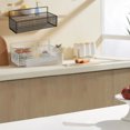thumbnail image 1 of Wall Mounted Spice Rack Organizer for Cabinet Door Iron Kitchen Hanging Storage Rack Storage Basket Punch  Hanging Wall Organizer Baskets for Dormitory Bedroom, 1 of 7