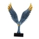 thumbnail image 4 of Estatua de resina con alas extendidas, escultura, adorno de Feng Shui, artesanía hecha a mano, mesa azul, 4 of 9