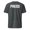 Dark Heather, variant on Press BACK PRINT Media Reporter Professional Identification T-Shirt (Dark Heather, L)